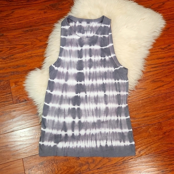 aerie Tops - Aerie Gray TieDye Cotton Tank Top